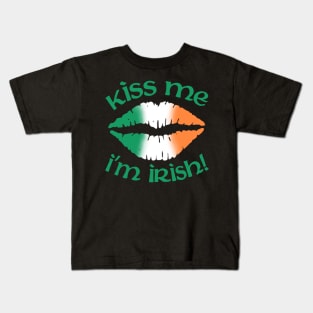 Kiss me I'm Irish Kids T-Shirt